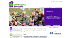 Desktop Screenshot of greenspacescotland.org.uk